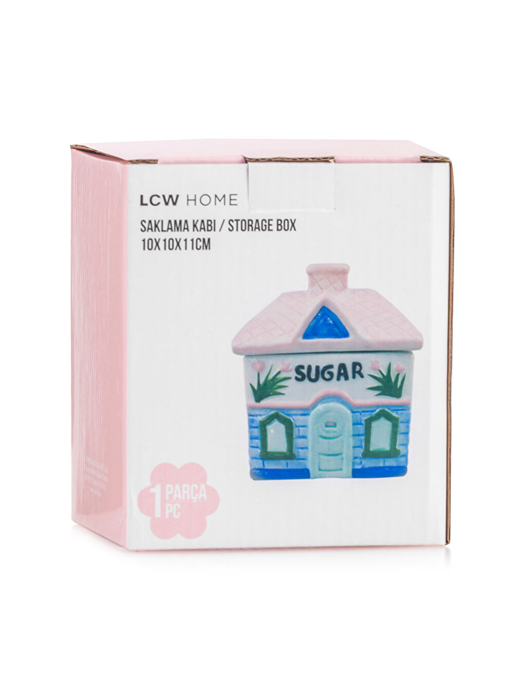 House Shaped Ceramic Storage Container 11 cm-3