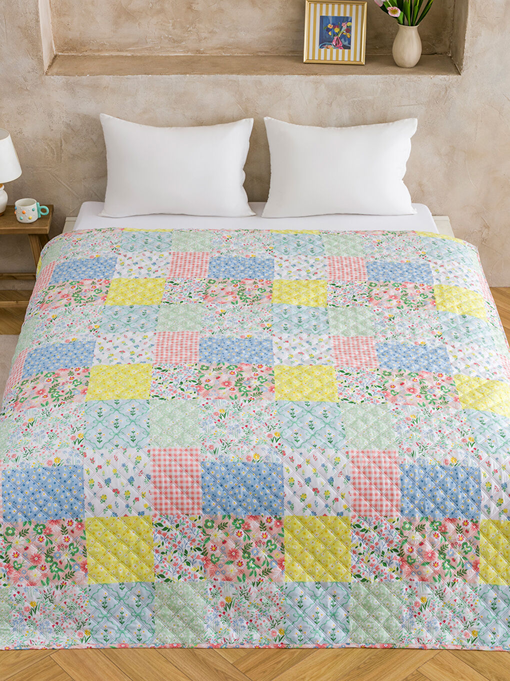 Floral Double Bedspread-1
