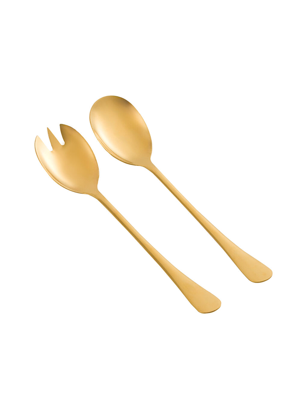 Metal Fork and Spoon Serving Set-3