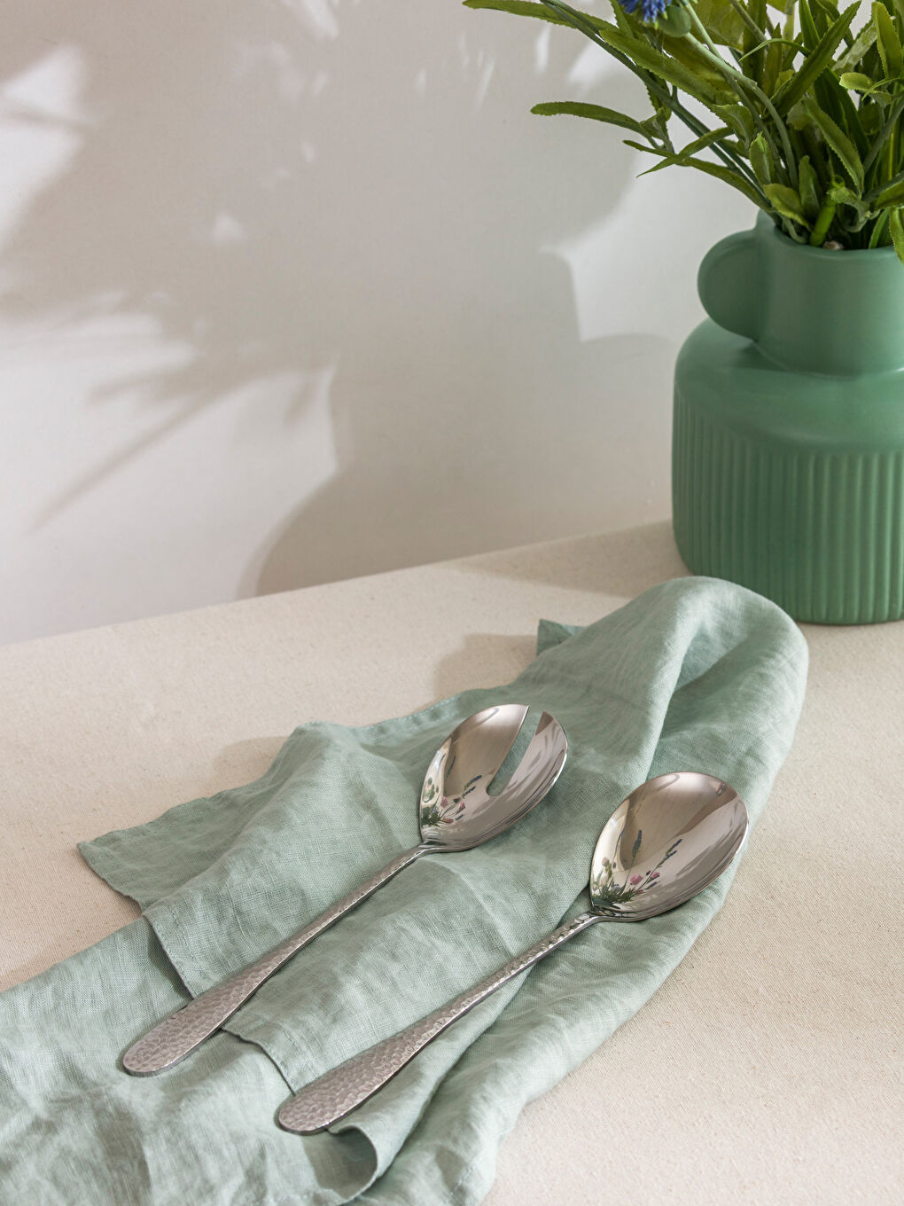 Siyah Metal Servis Gereci Seti 2'li