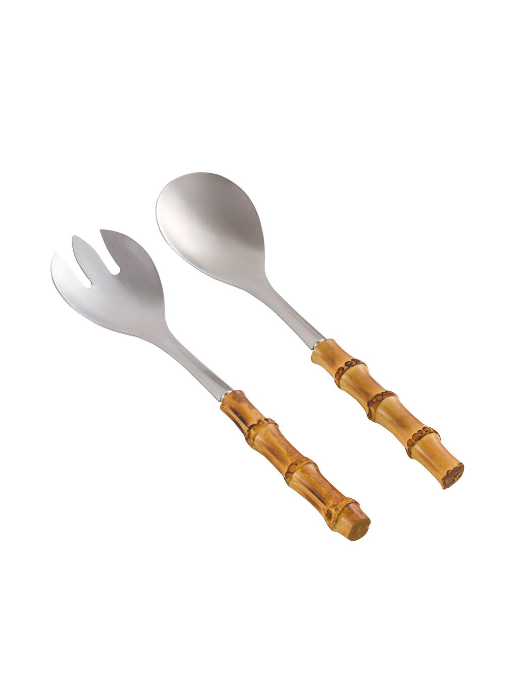 Siyah Ahşap Saplı Metal Servis Gereci 2'li-3