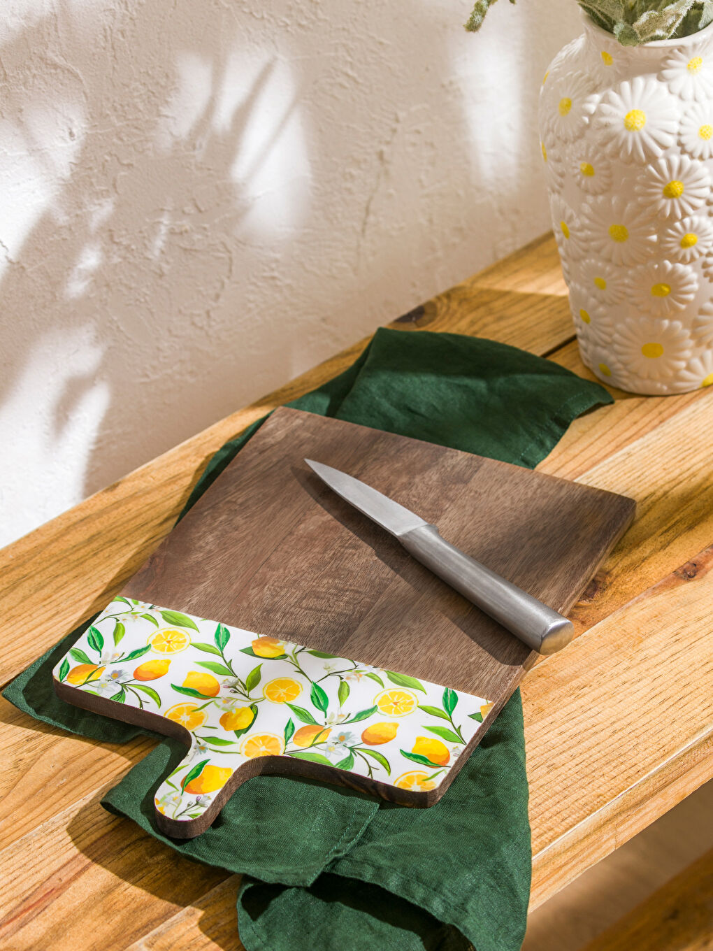 Деревянная разделочная доска 29 см