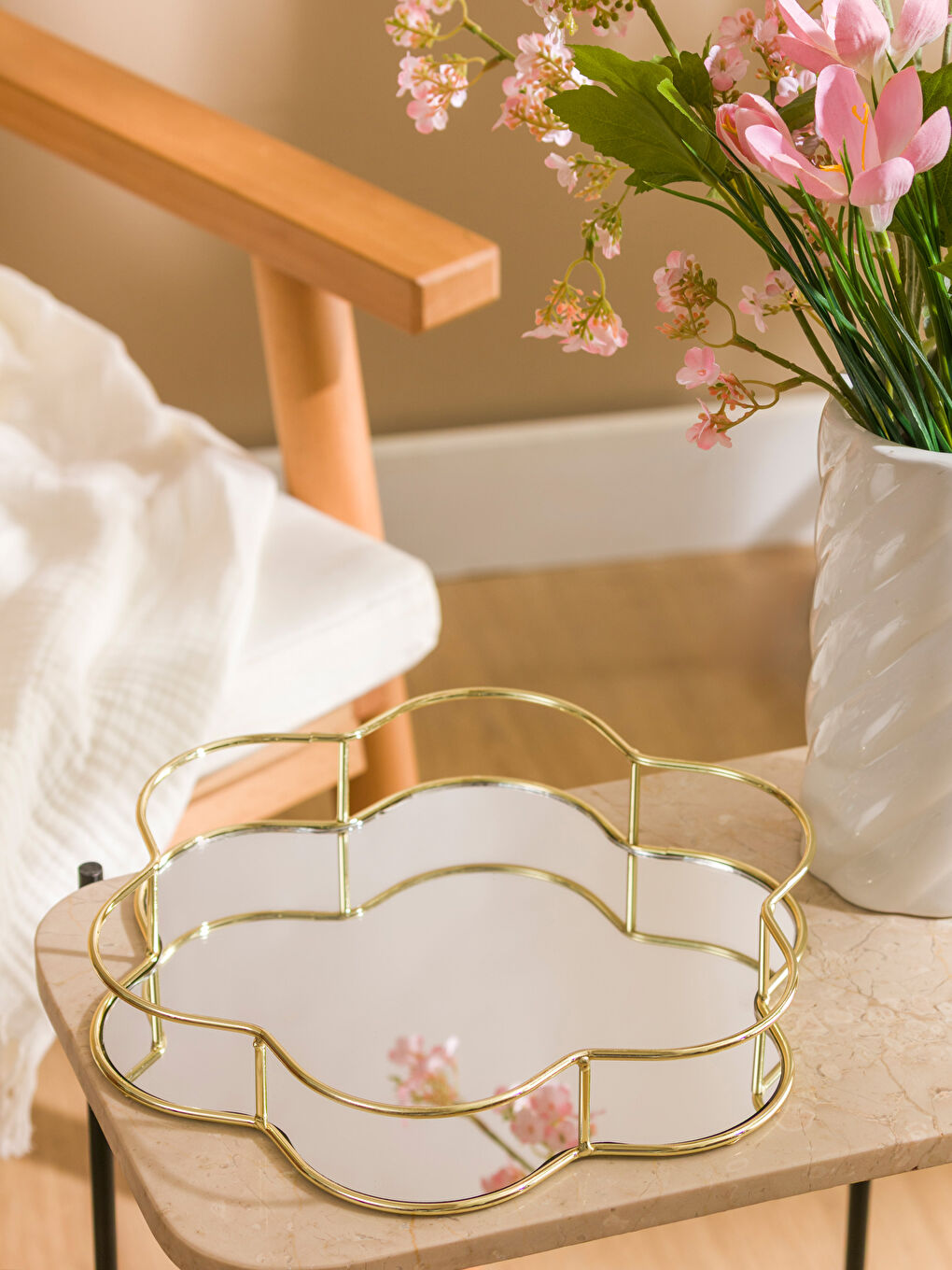 سینی دیکۆراتی زه‌رد-1