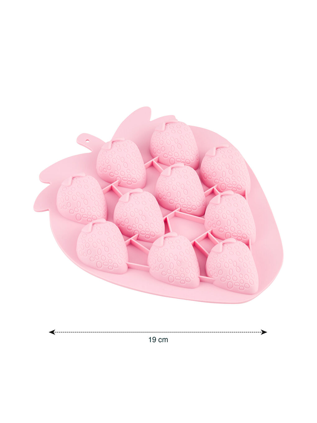 Strawberry Shaped Silicone Ice Mold 19 cm-4