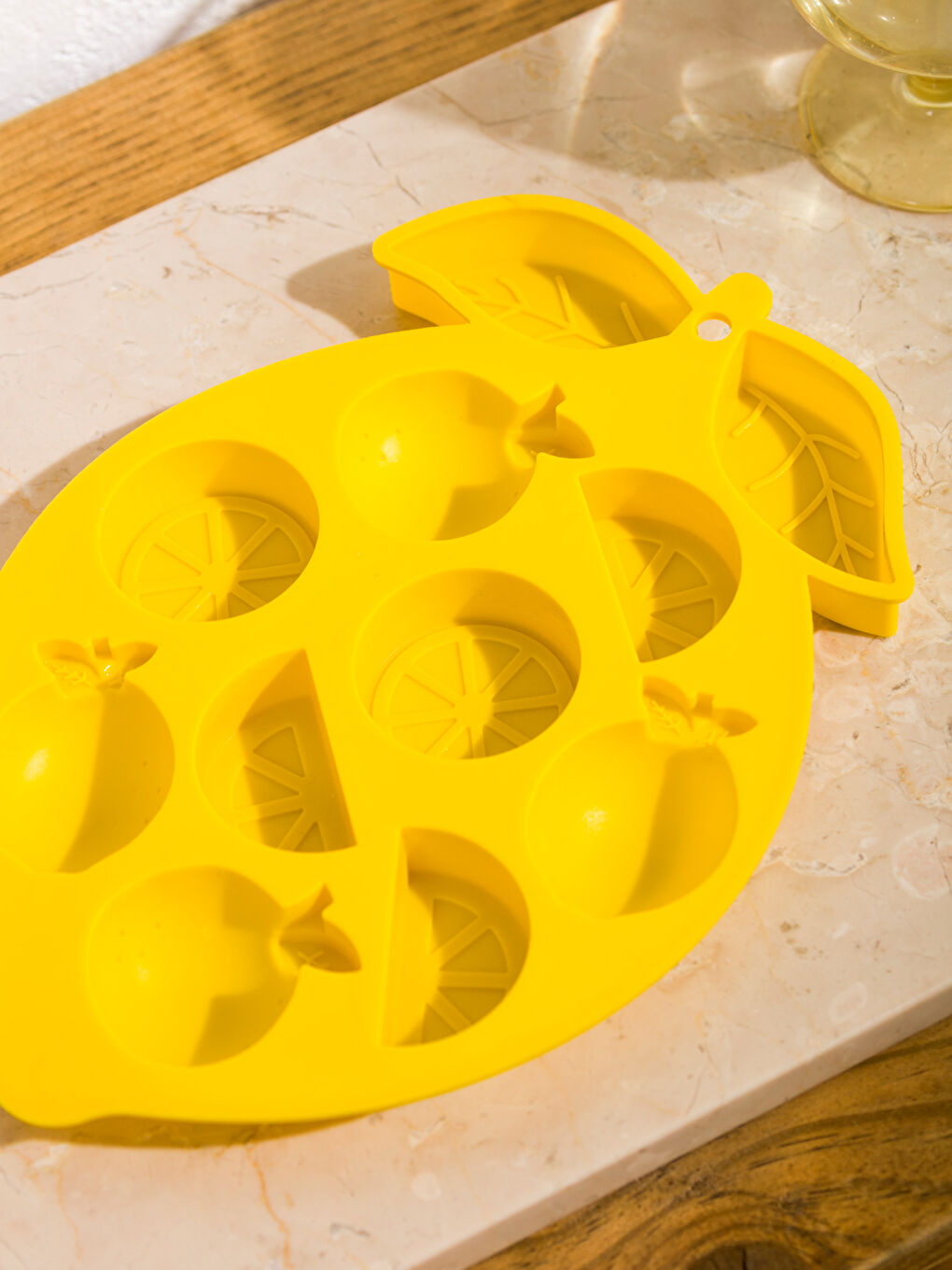 Silikonski kalup za led sa voćnim uzorkom, 24 cm-2