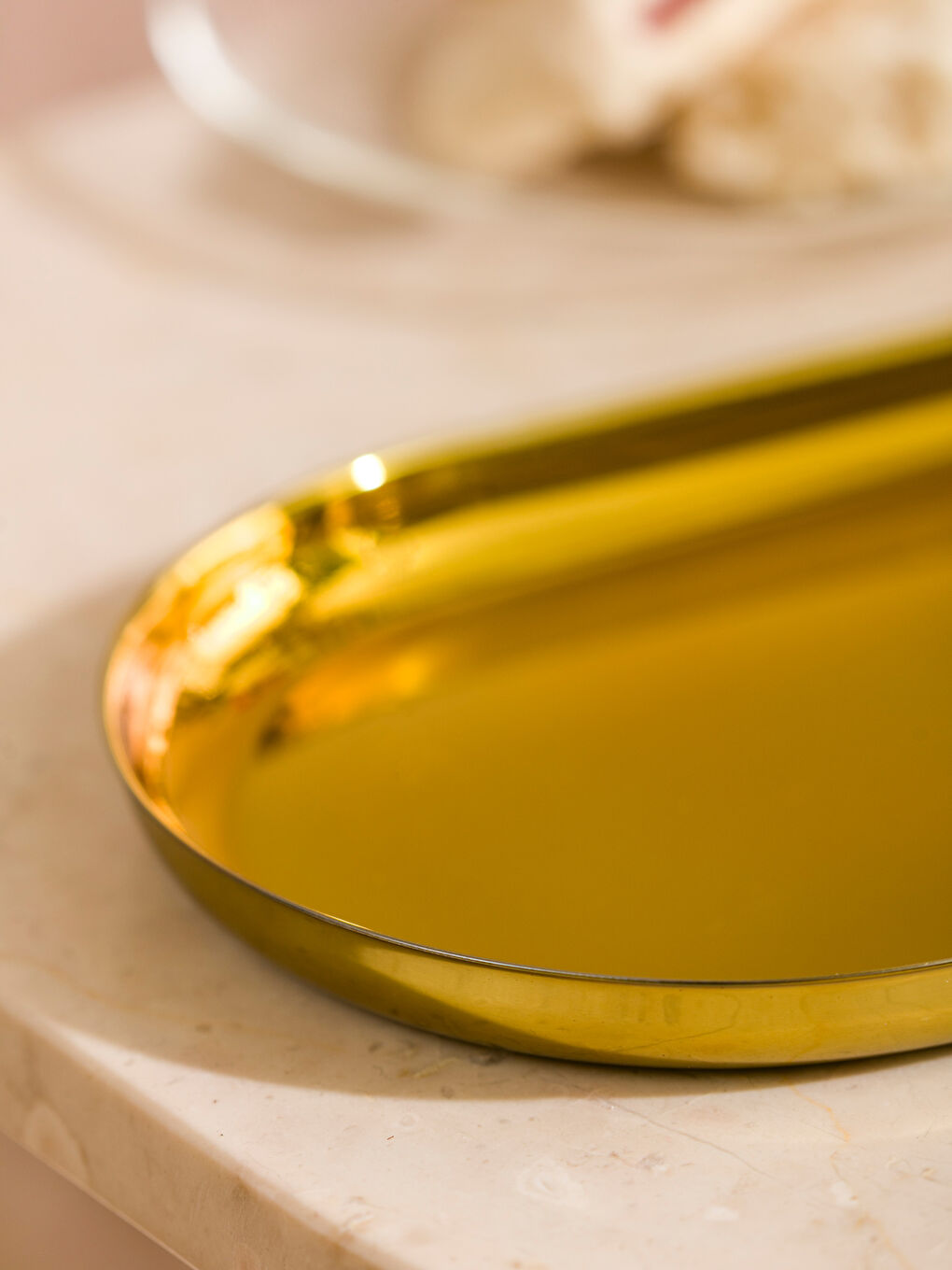 Decorative Metal Tray 25 cm-2