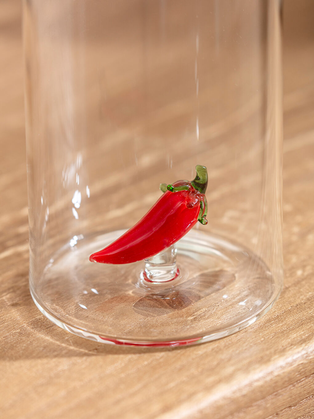 Karışık Biber Detalı Cam Yağdanlık-2