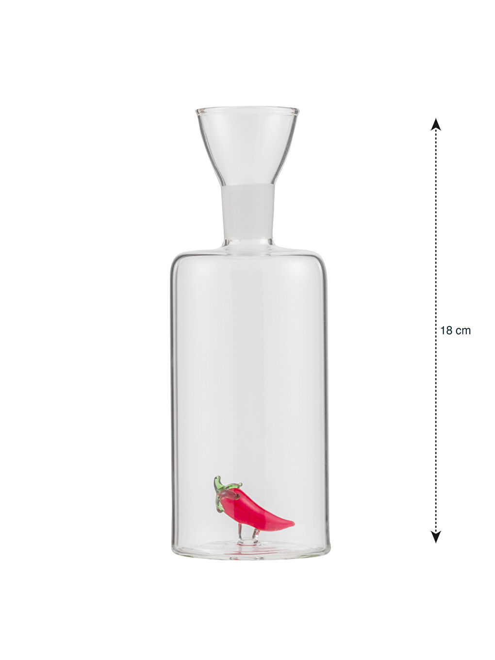 Karışık Biber Detalı Cam Yağdanlık-3