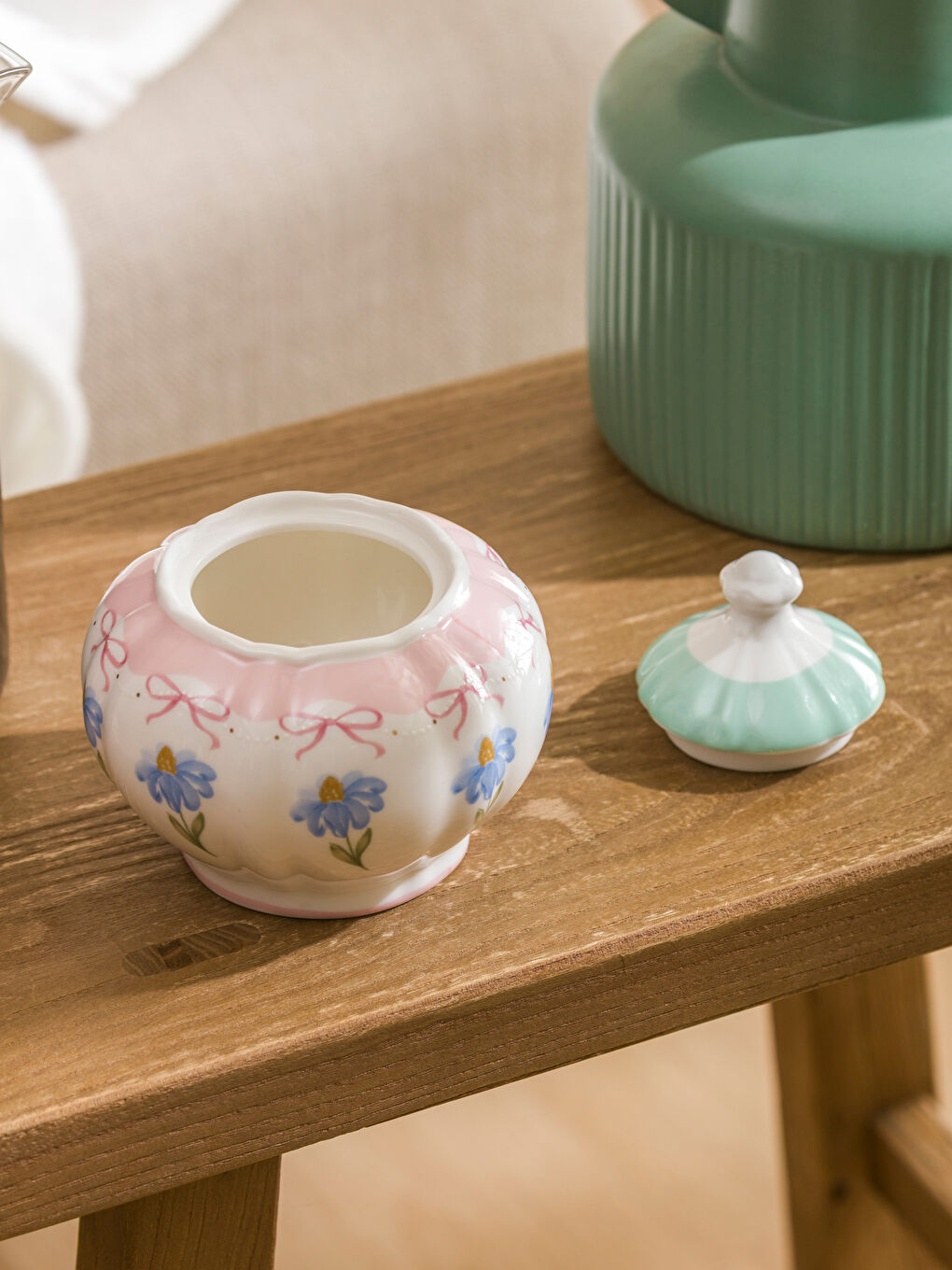 Karışık Baskılı Porselen Şekerlik-1