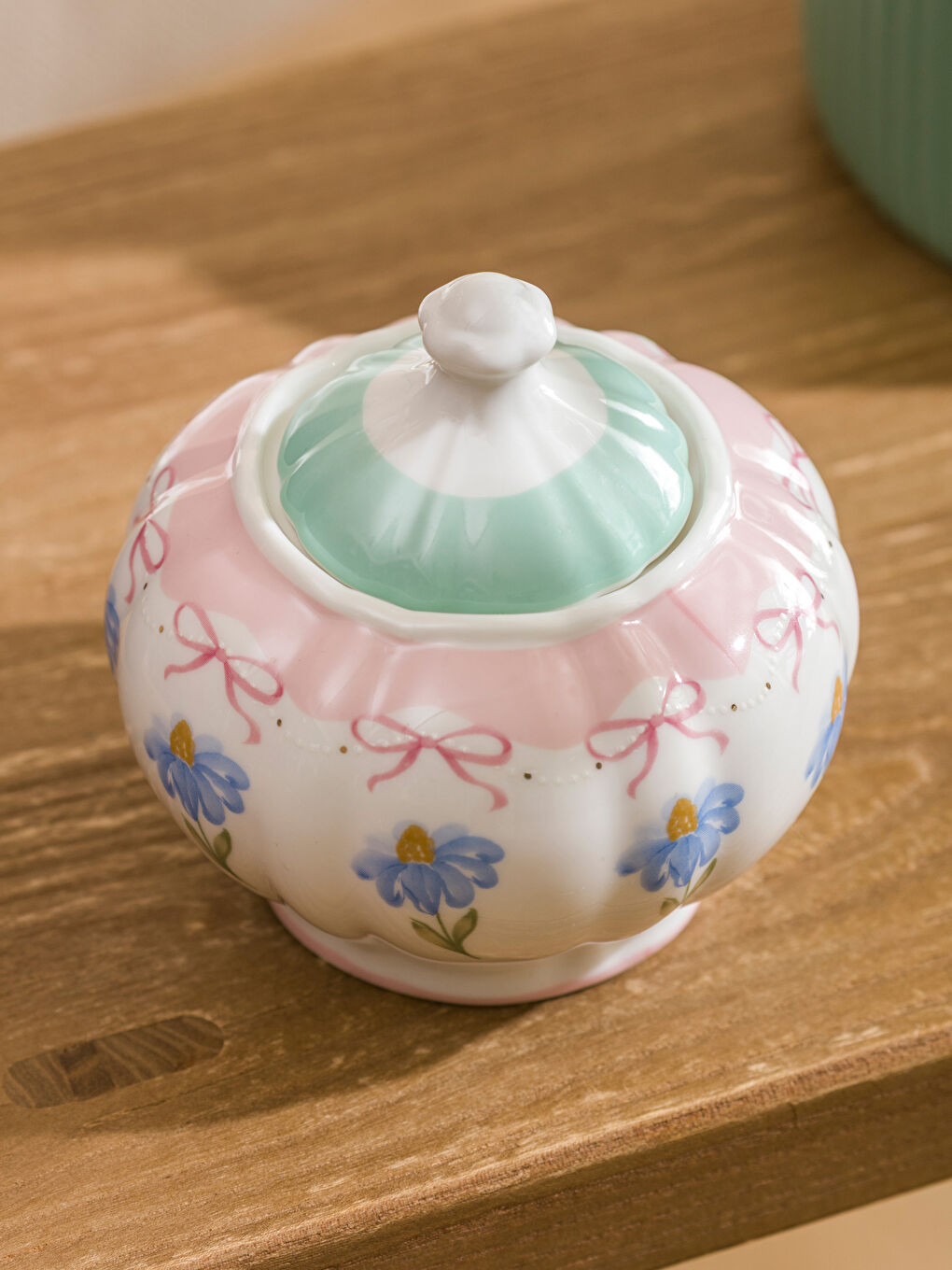 Karışık Baskılı Porselen Şekerlik-2