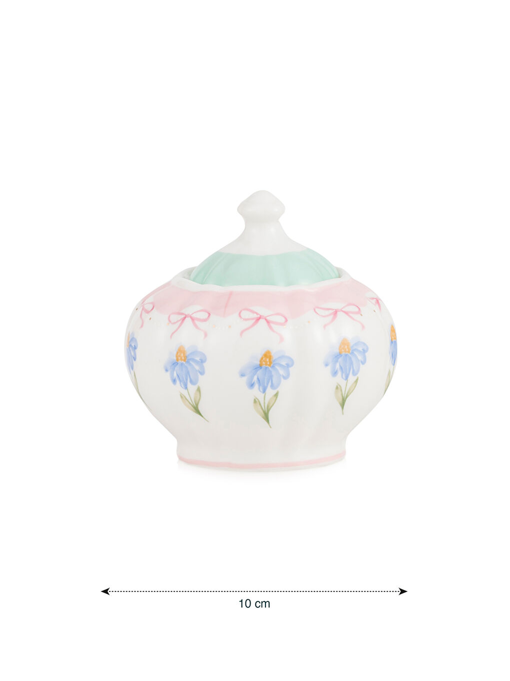 Karışık Baskılı Porselen Şekerlik-4