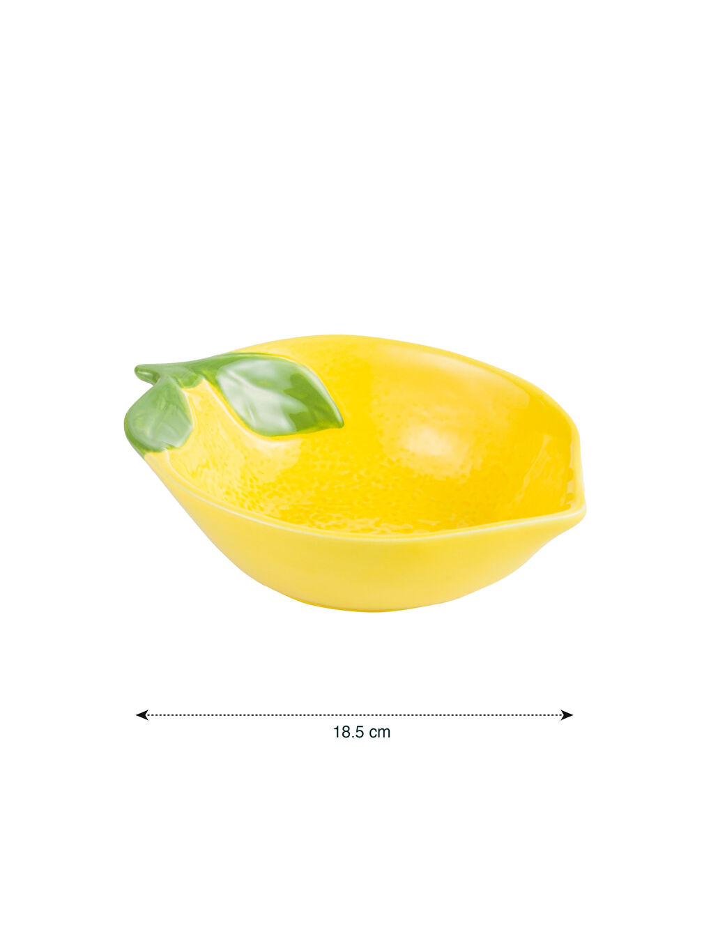 Lemon Figured Ceramic Bowl 18 cm-4