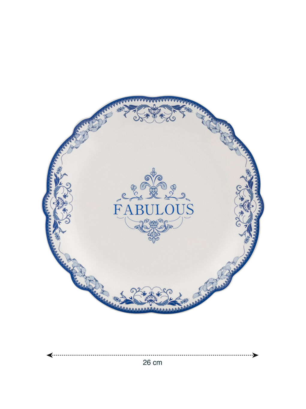 ნაბეჭდი ფაიფურის თეფში 26 სმ-3