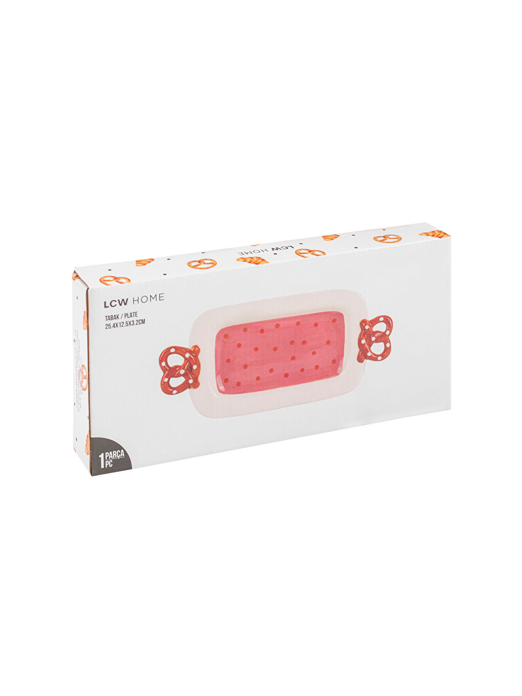 Karışık Desenli Seramik Sunum Tabağı 25 cm-3