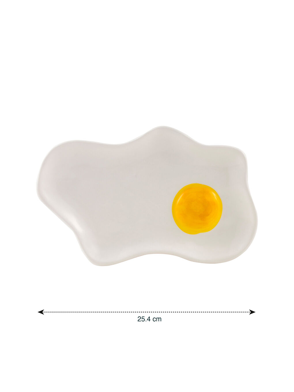 Egg-Shaped Porcelain Plate 25 cm-4