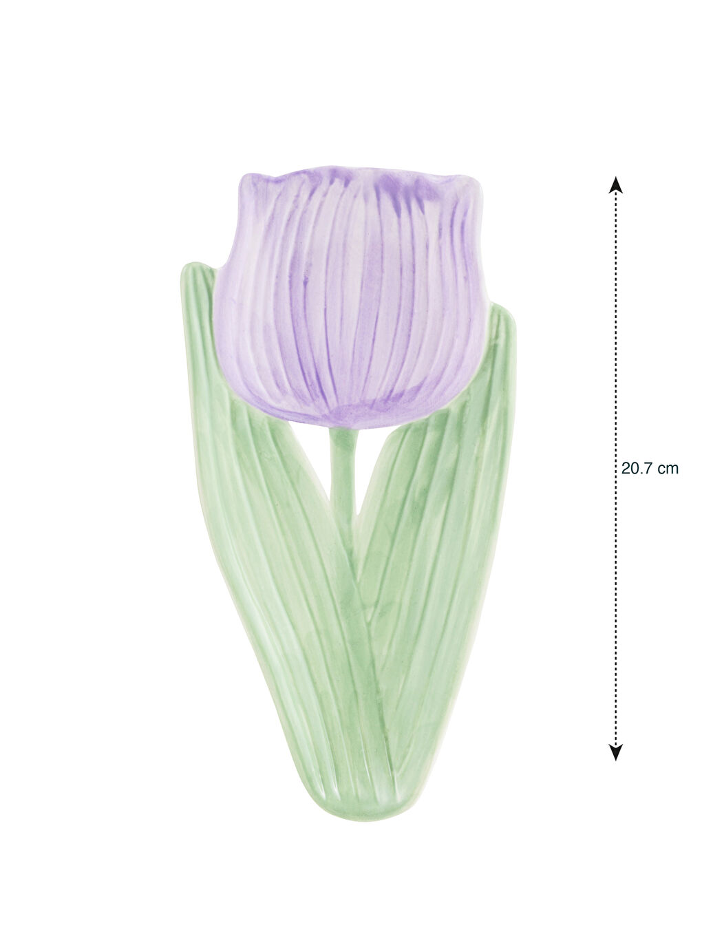 Karışık Çiçek Figürlü Seramik Tabak 20 cm-4