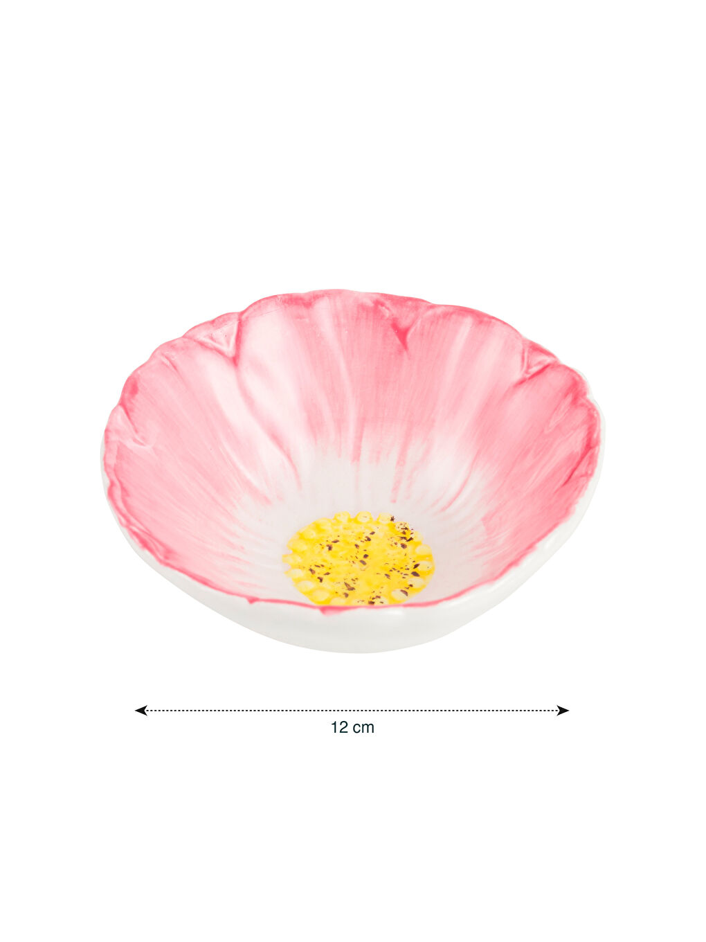 Karışık Çiçek Baskılı Seramik Kase 12 cm-4