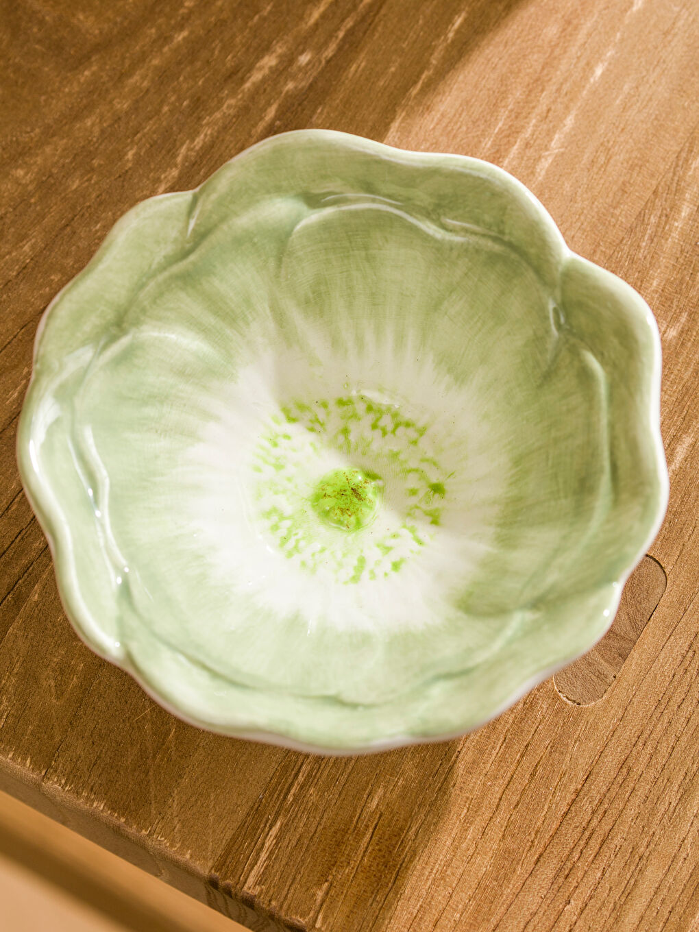 Karışık Çiçek Figürlü Seramik Kase 11 cm-2