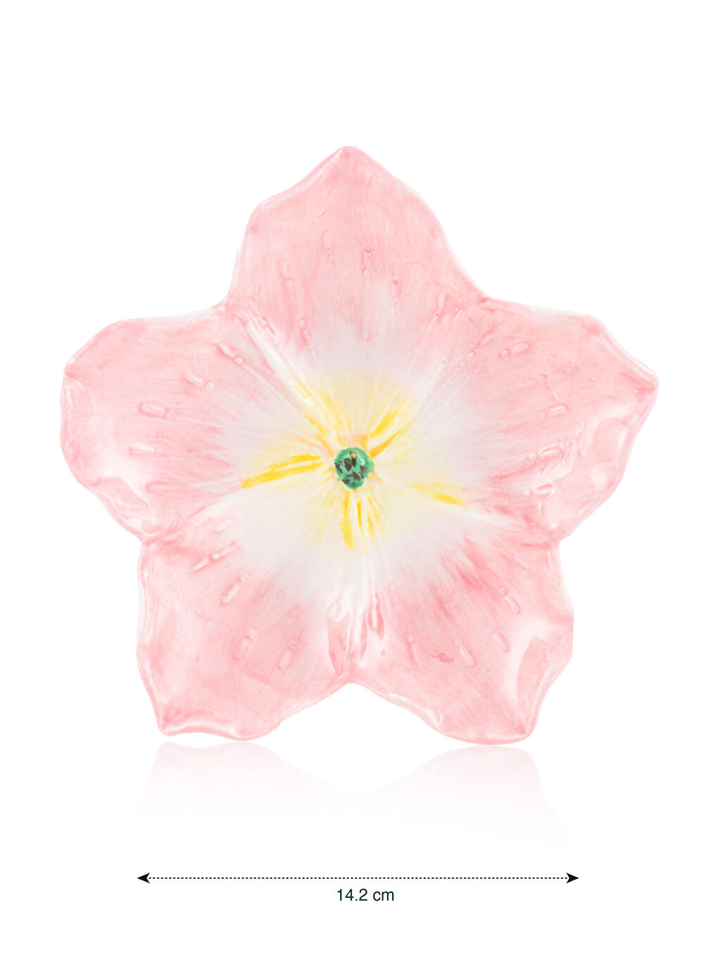 Karışık Çiçek Figürlü Seramik Tabak 14 cm-4