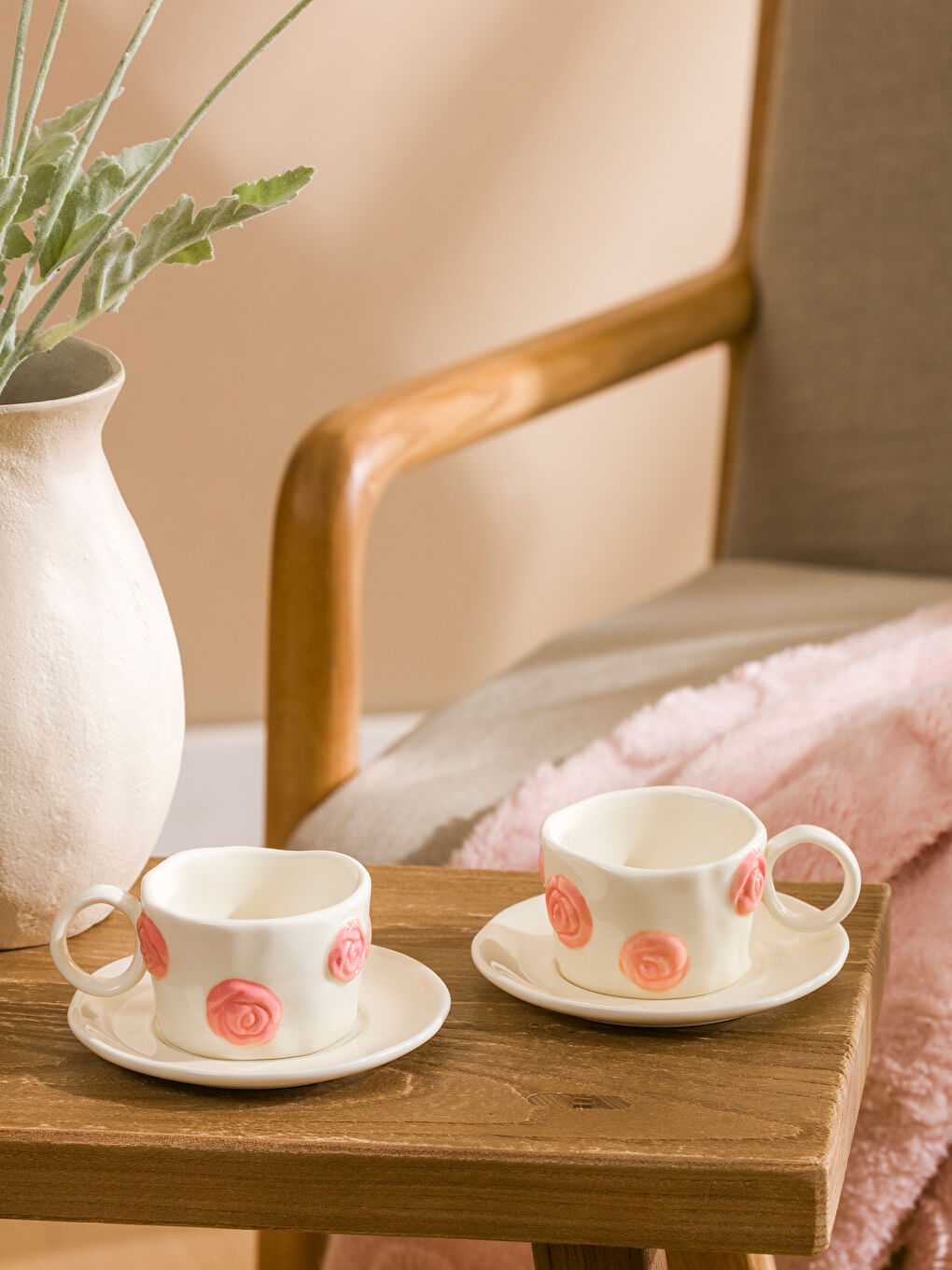 Karışık 2 Kişilik Kahve Fincan Takımı 90 Ml