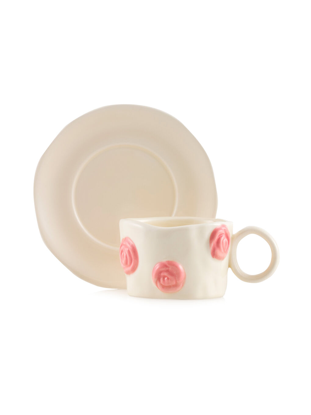 Karışık 2 Kişilik Kahve Fincan Takımı 90 Ml-4