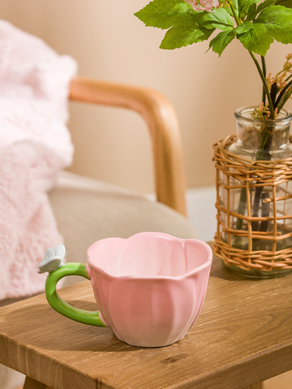 Floral Ceramic Mug, 350 ml-1