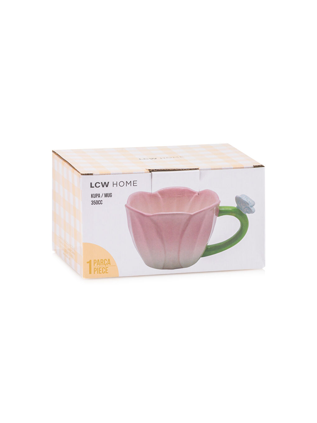 Floral Ceramic Mug, 350 ml-3