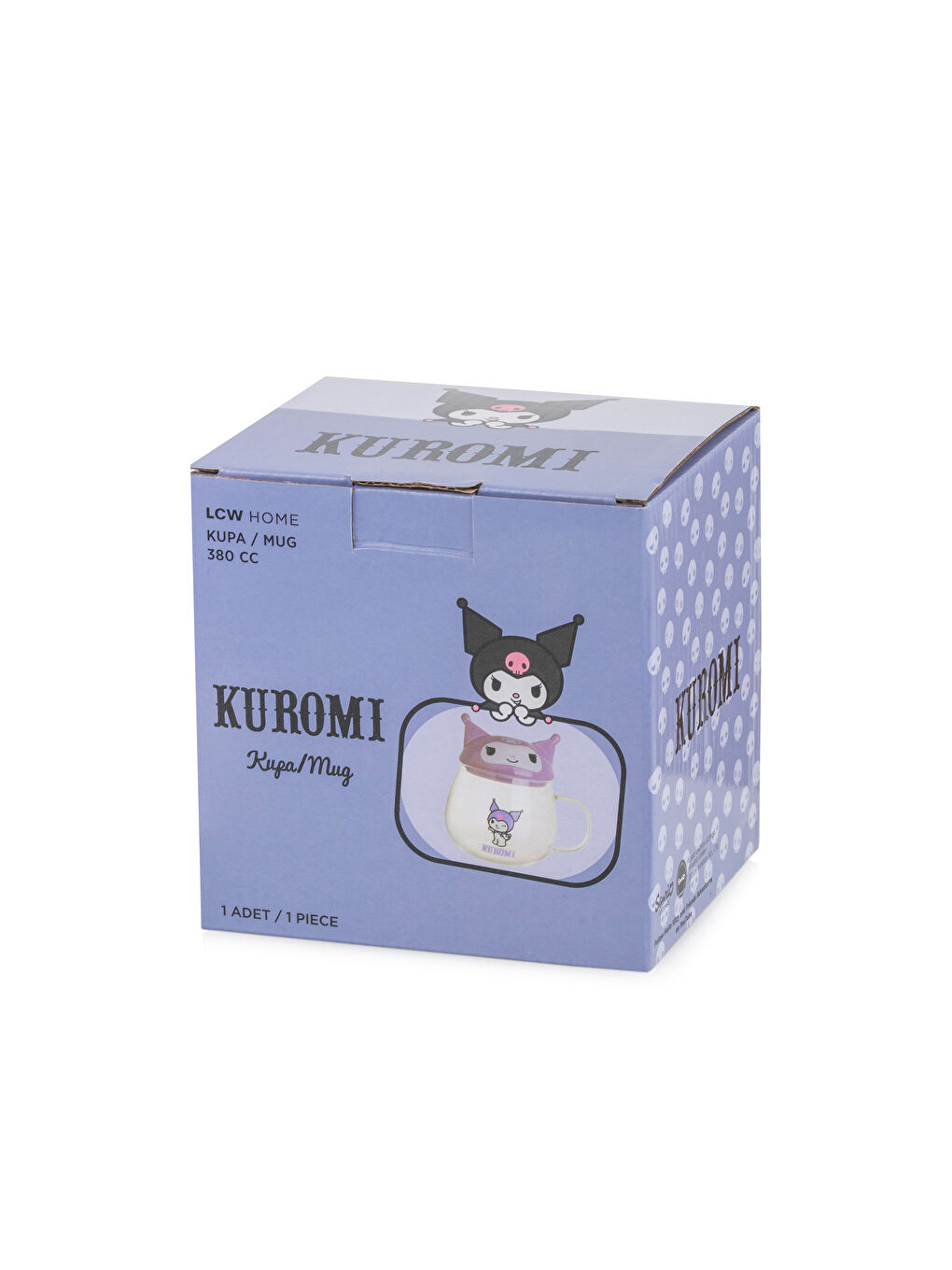 Κούπα με καπάκι και σχέδιο Kuromi - 380 ml-3