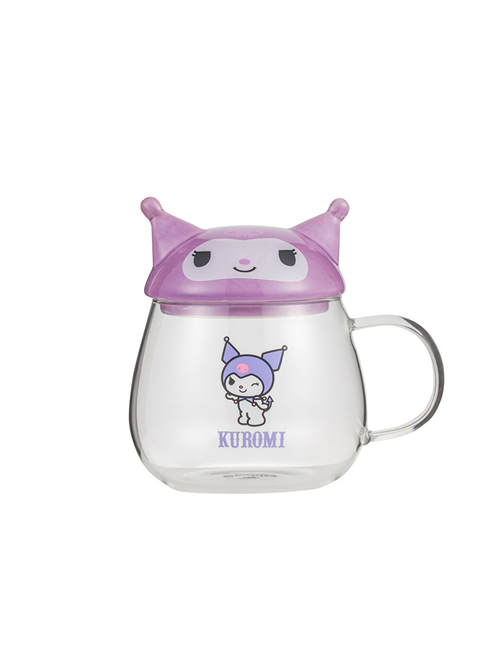 Κούπα με καπάκι και σχέδιο Kuromi - 380 ml-4