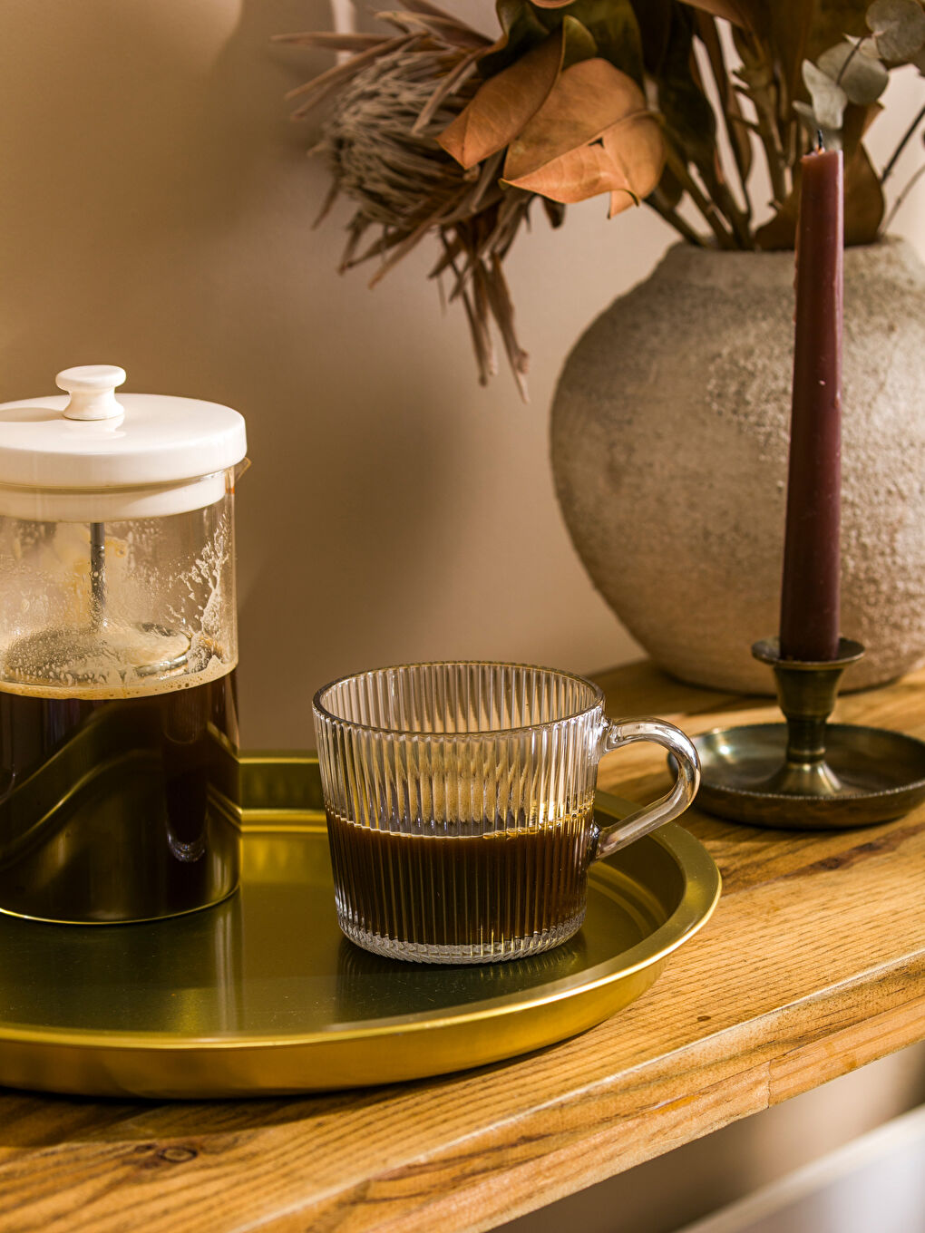 Glass Mug Set of 4 420 ml