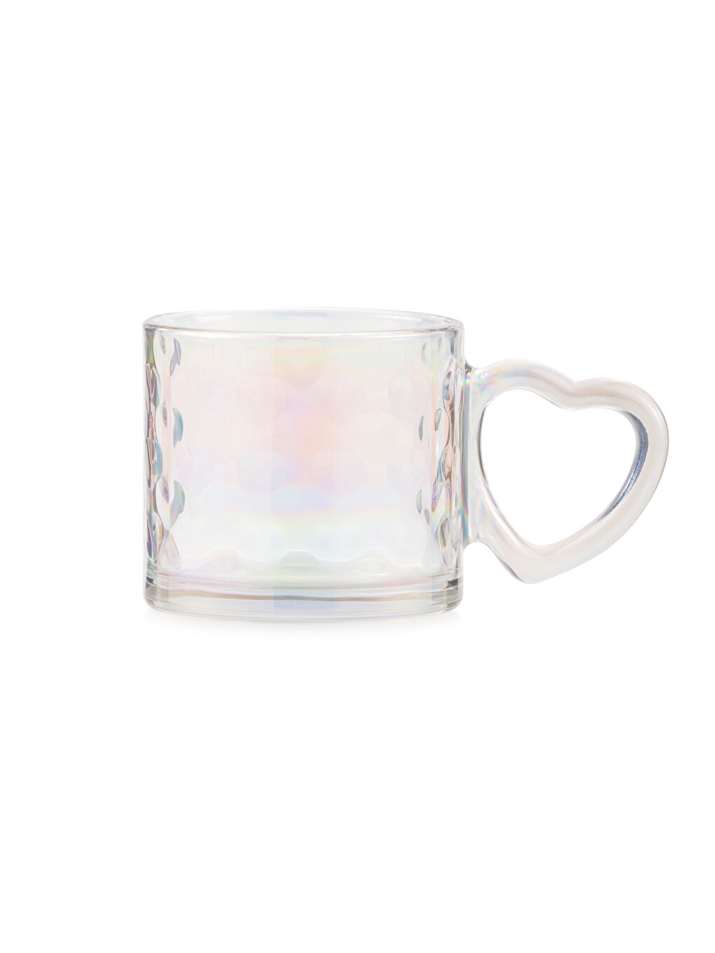 Karışık Kalp Desenli Cam Kupa 330 Ml-4