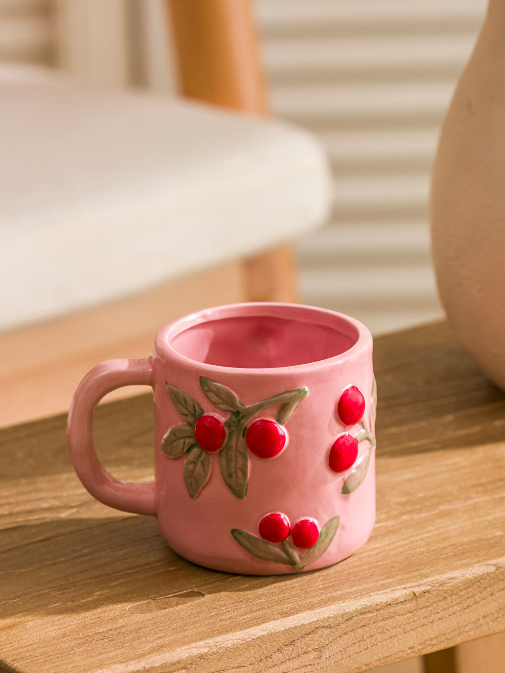 قدح خزفي بنمط زهري 300 مل-1