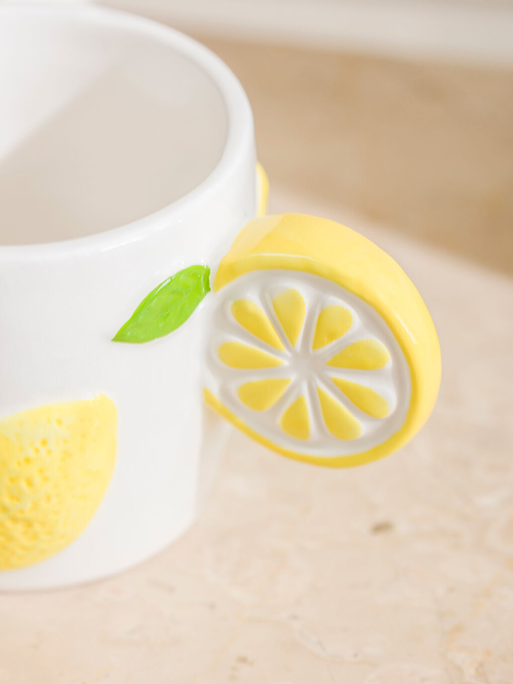 Lemon Patterned Ceramic Mug 330 ml-2