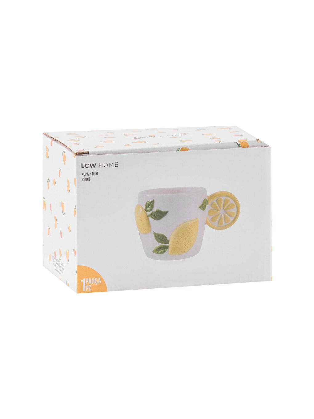 Lemon Patterned Ceramic Mug 330 ml-3
