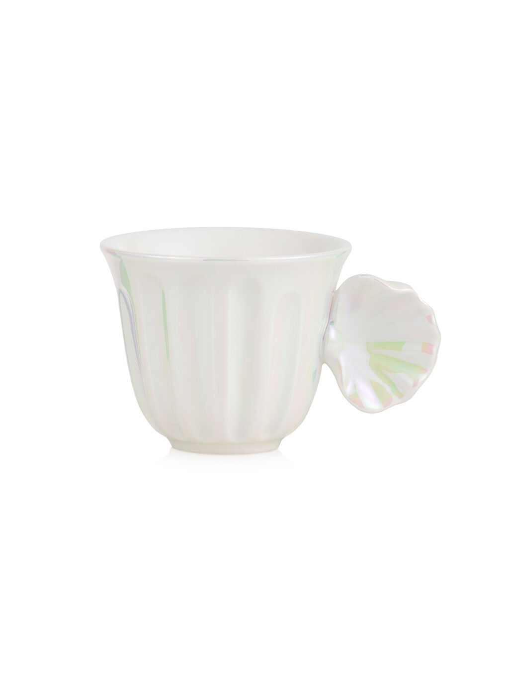 Pembe Deniz Kabuğu Figürlü Porselen Kupa 230 Ml-4