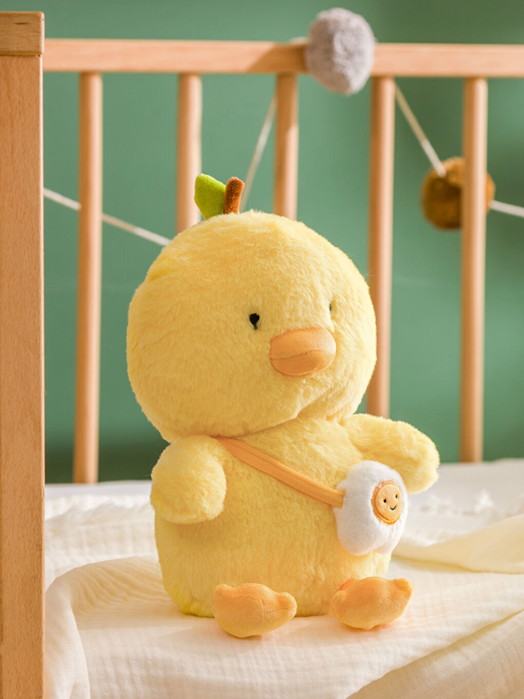 Chick-shaped Plush Baby Cushion 29 cm