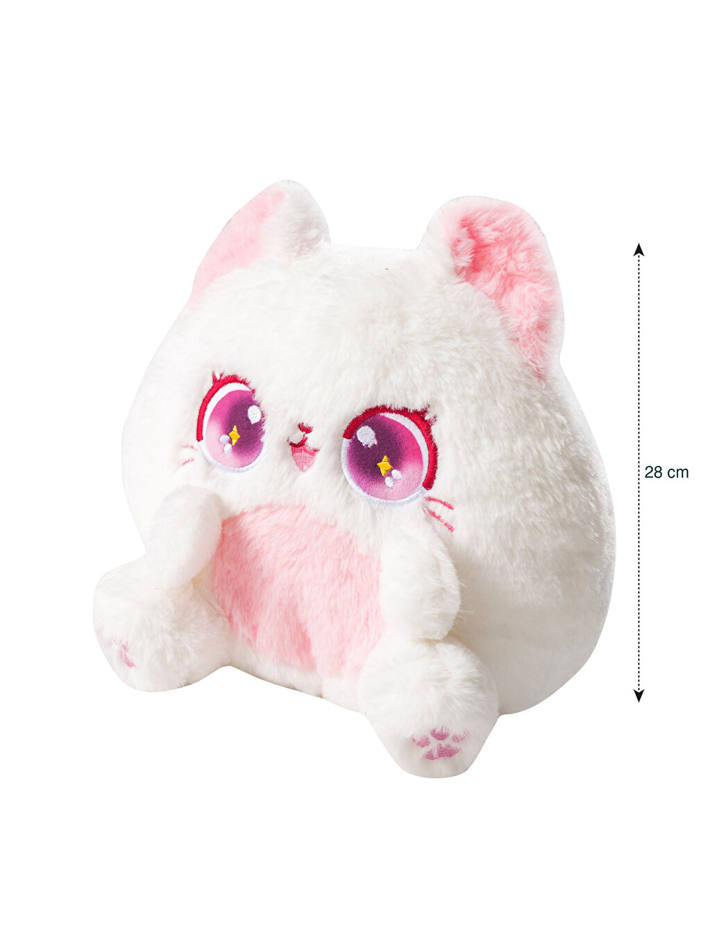 Cat-shaped Baby Plush Pillow 28 cm-3