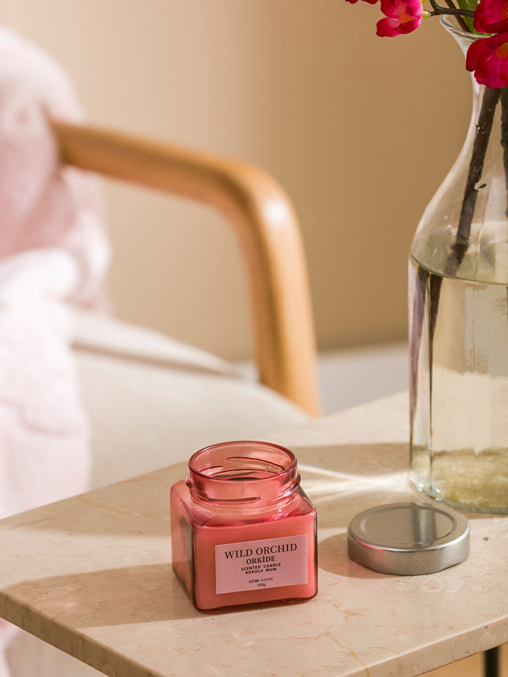 Karışık Orkide Kokulu Bardak Mum-1