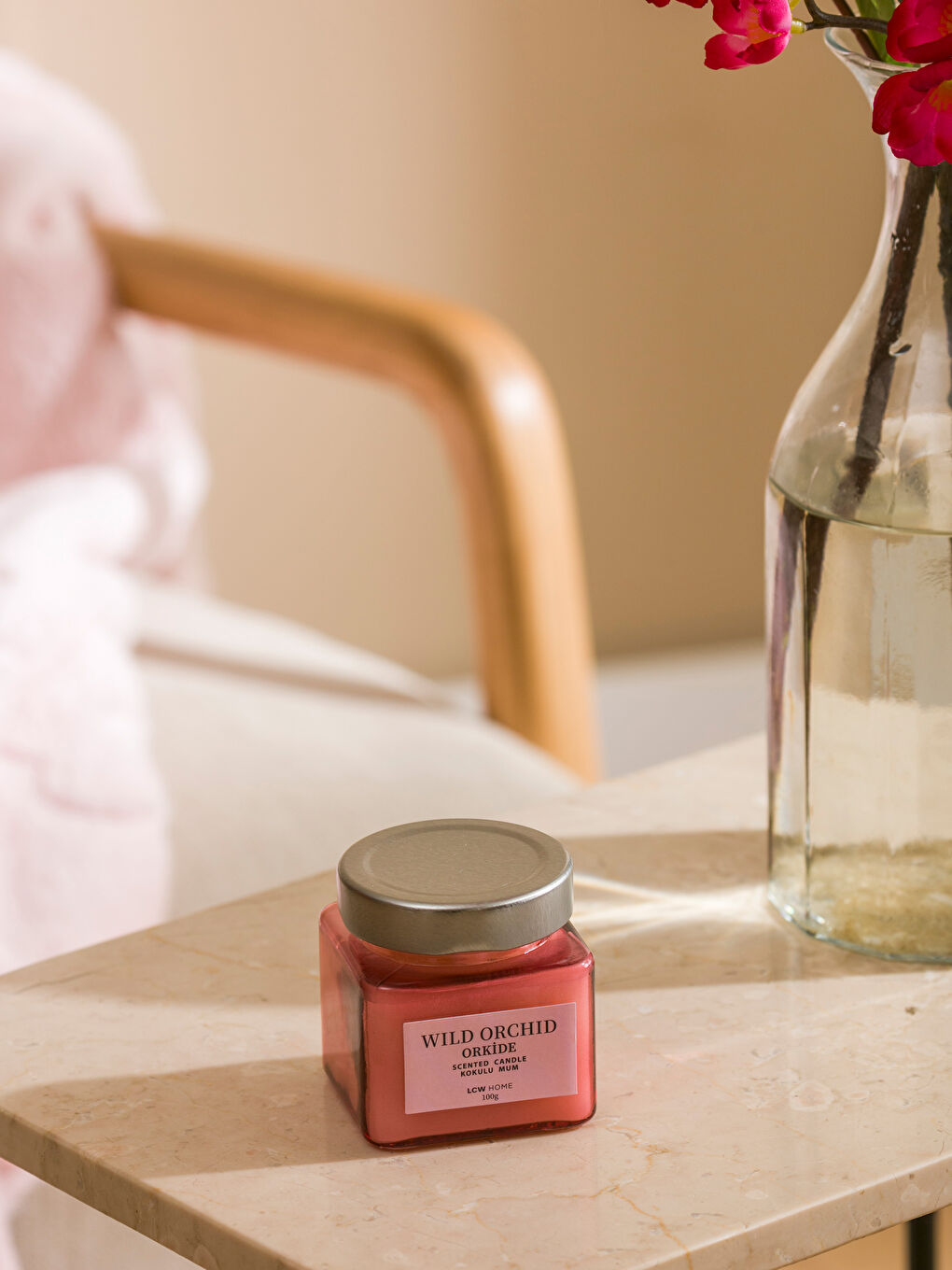 Karışık Orkide Kokulu Bardak Mum-2