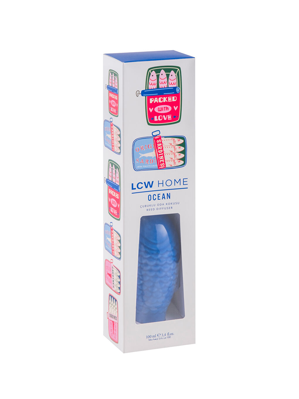 Balık Figürlü Dekoratif Çubuklu Oda Kokusu 100 ml-3