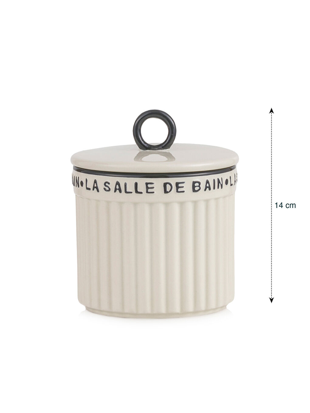 Karışık Baskılı Seramik Saklama Kabı 14 cm-3