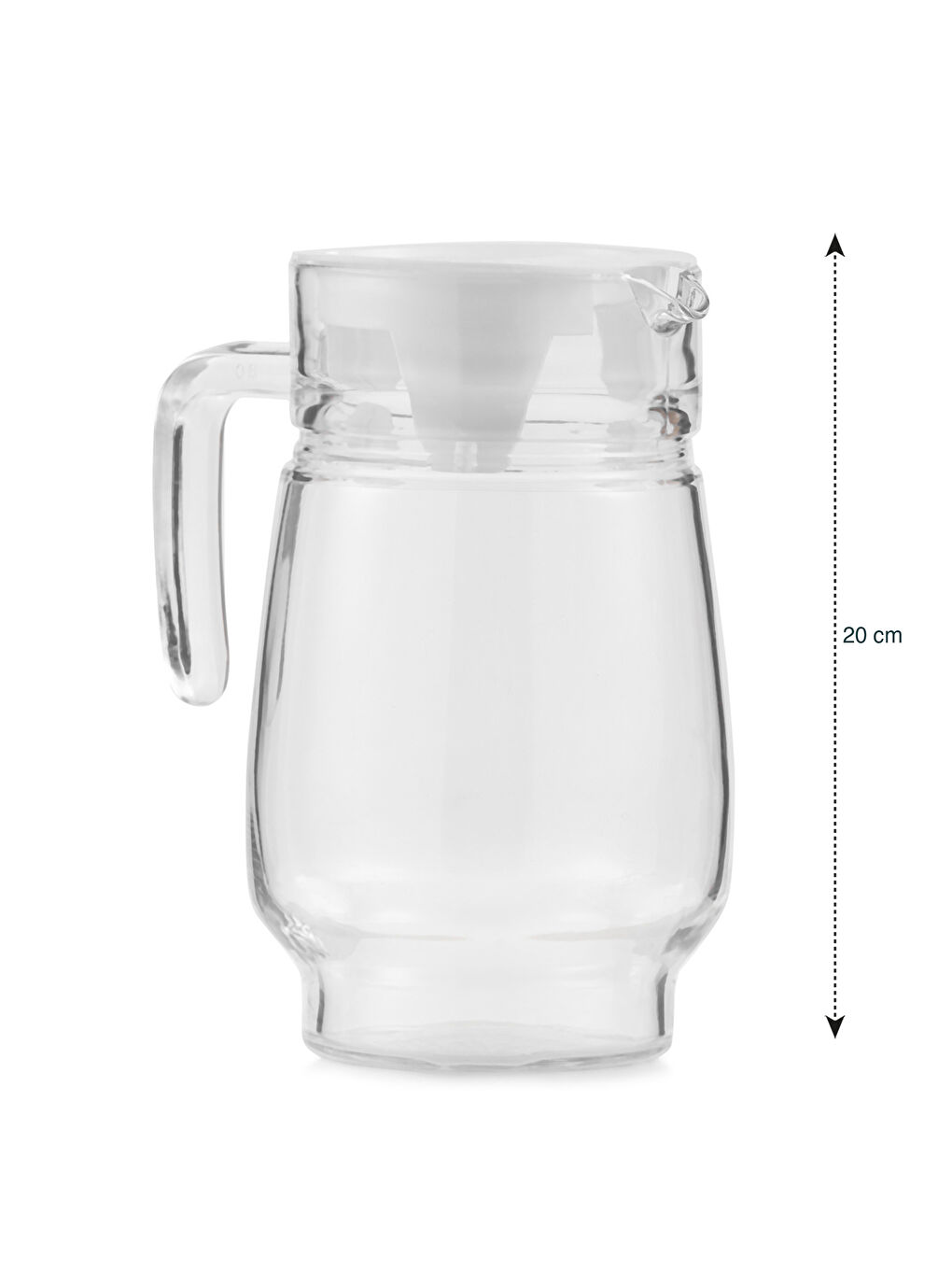 Glass Carafe with Lid 1300 ml-4