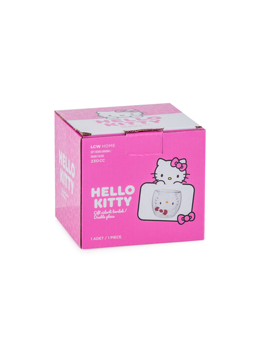 Tasse en verre à double paroi Hello Kitty 230 ml-3