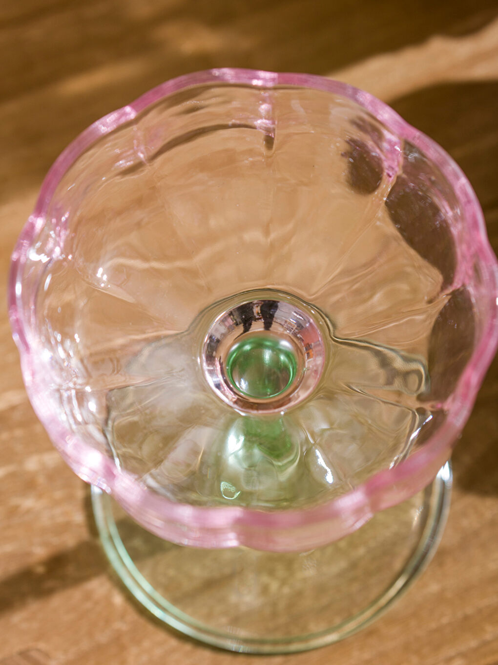 Set of Two Decorative Stemmed Glasses, 190 ml-2