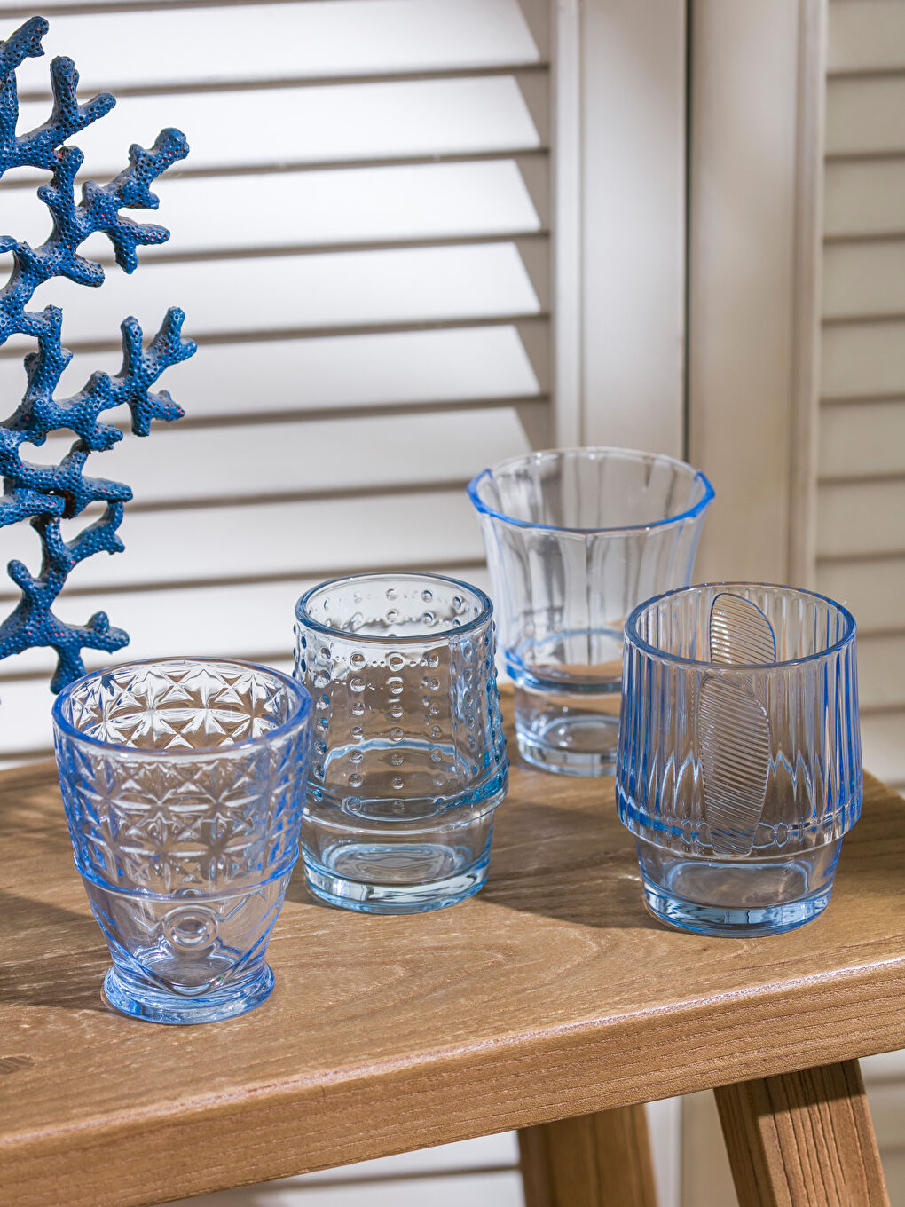 Verre à soda BLEU-1