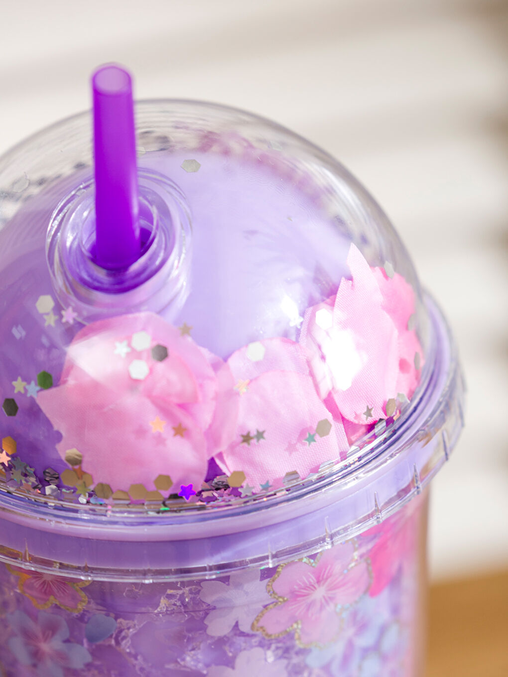 Cvetna slamčica čaša 450 ml-2