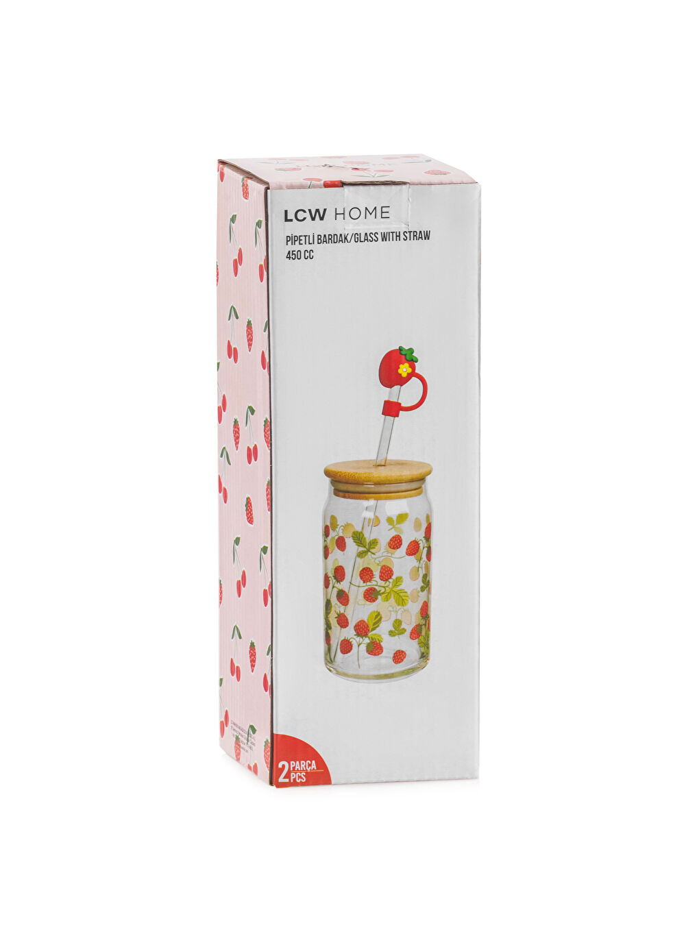 Heart-Print Sipper Cup, 450 ml.-3