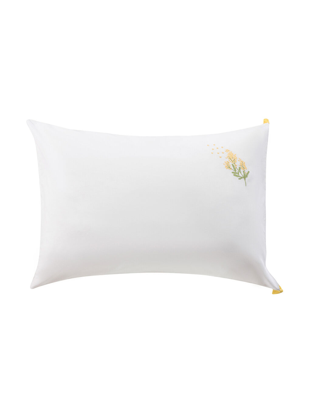 Комплект от две памучни калъфки за възглавници с бродерия, размер 50x70 см-4