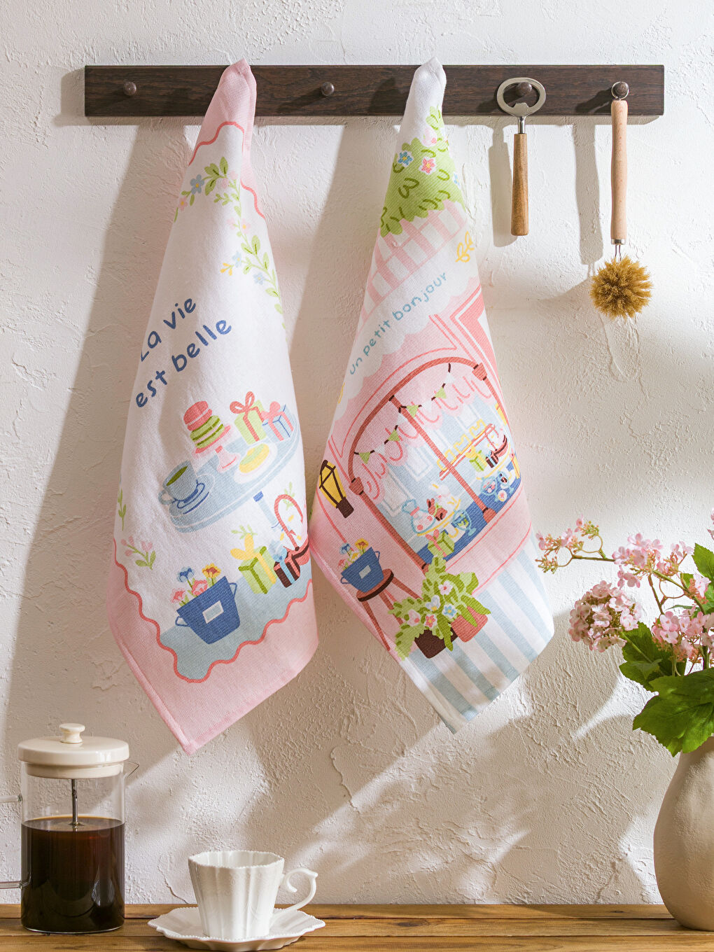 Karışık Baskılı Kuruluma Bezi 2'li 40x50 cm