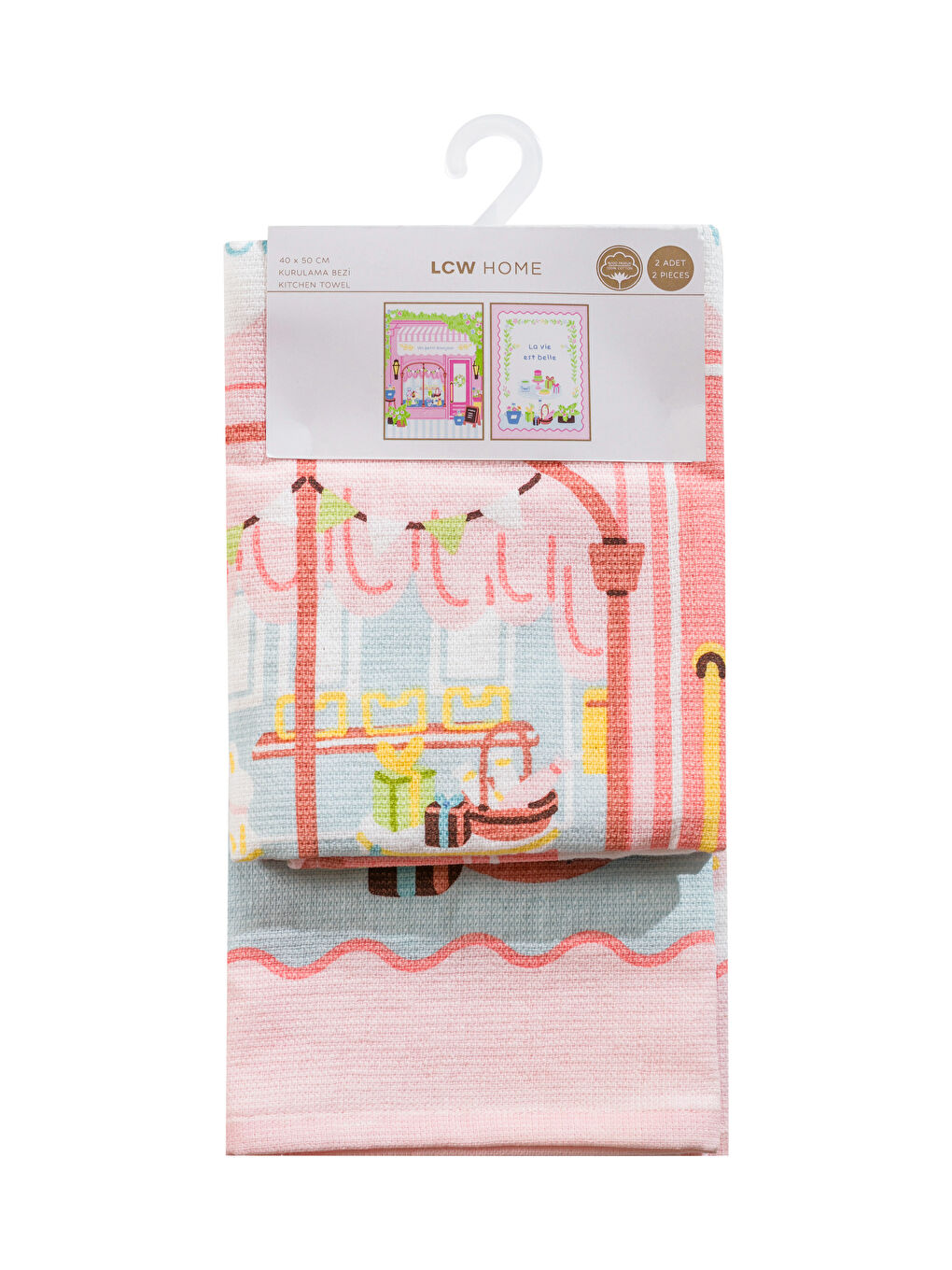 Karışık Baskılı Kuruluma Bezi 2'li 40x50 cm-4